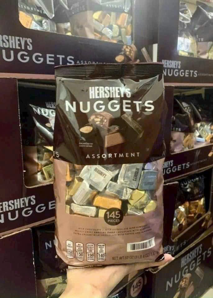 Chocolate Hershey's Nuggets Assorted 145 viên 1.47kg