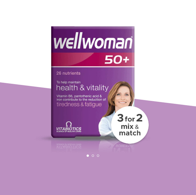Vitamin tổng hợp dành cho nữ trên 50 tuổi Wellwoman 50+