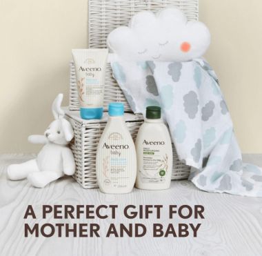 Set quà tặng cho mẹ và bé Aveeno Baby mother and baby gift set UK