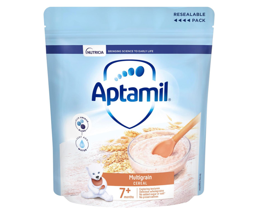 Bột ăn dặm Aptamil ngũ cốc Multigrain Porridge Baby Food Cereal, 7+ Months, 200g