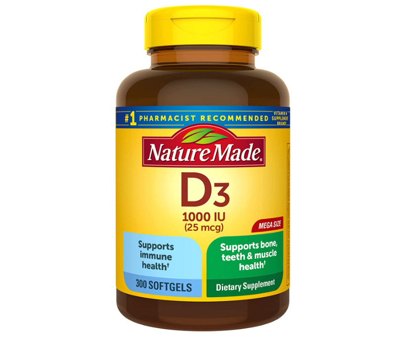 Viên uống Nature Made Vitamin D3 hộp 300 viên