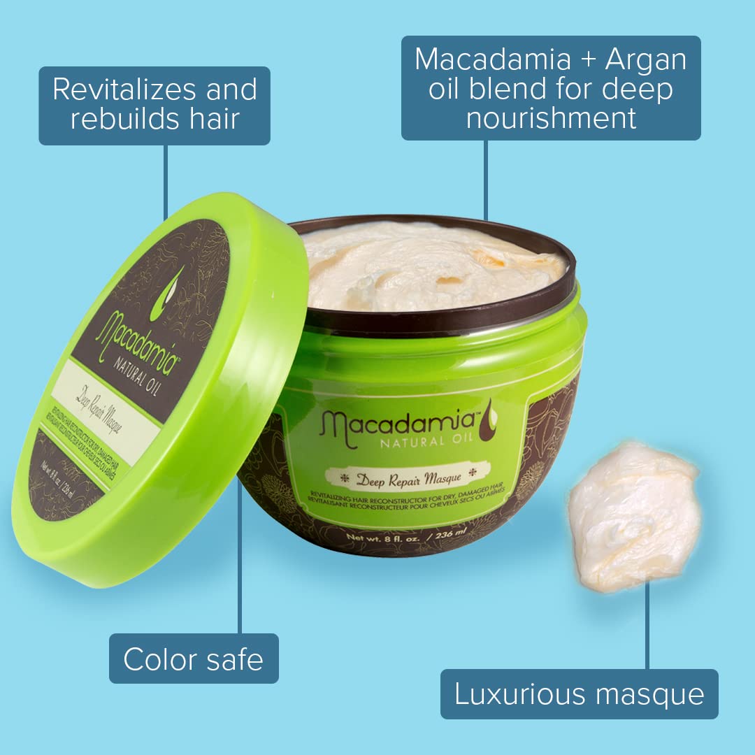 Kem ủ phục hồi tóc Macadamia Natural Deep Repair 236ml