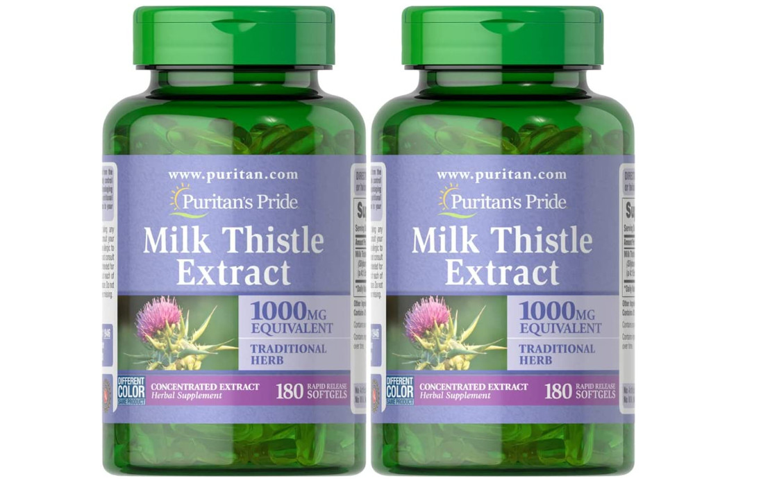 Viên uống bổ gan Milk Thistle Extract hàm lượng 1000mg 180 viên