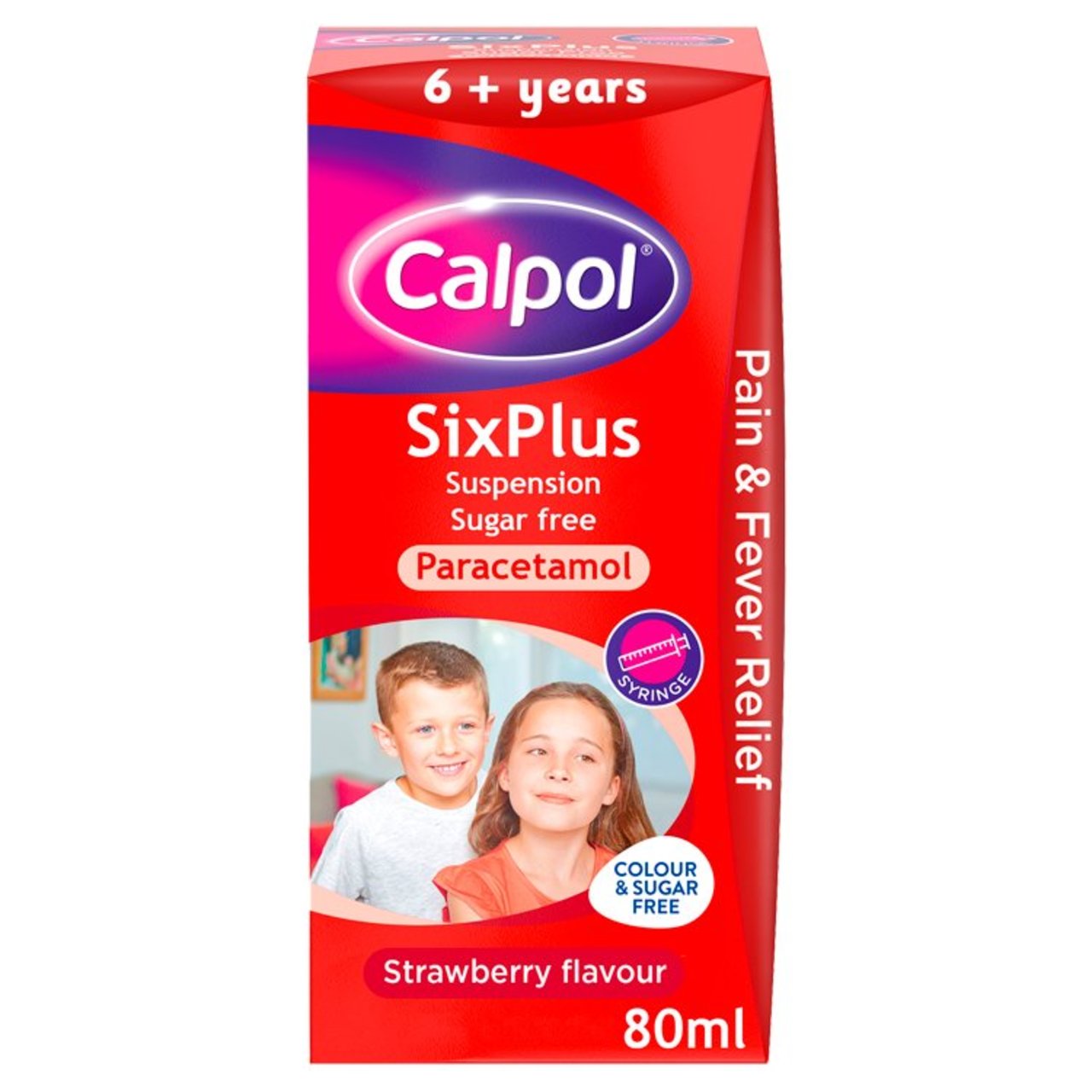 Siro Calpol hạ sốt giảm đau dành cho bé từ 6 tuổi 80ml