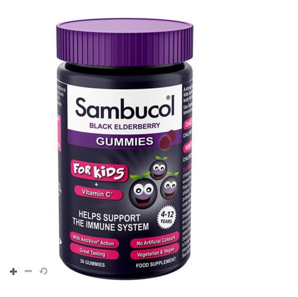 Kẹo dẻo Sambucol tăng cường miễn dịch cho trẻ em từ 4-12 tuổi
