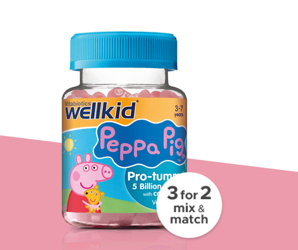 Kẹo dẻo Wellkid Peppa Pig Pro-tummy bổ sung vi sinh cho trẻ từ 3-7 tuổi
