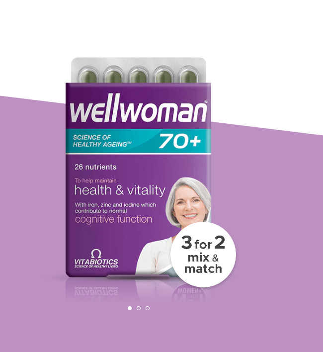 Vitamin tổng hợp dành cho nữ trên 70 tuổi Wellwoman 70+