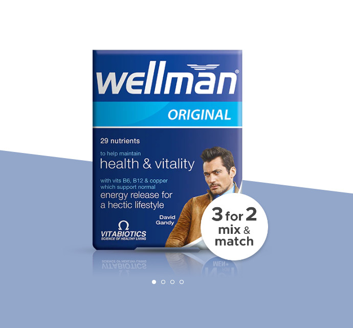 Viên uống vitamin tổng hợp nam Wellman Original