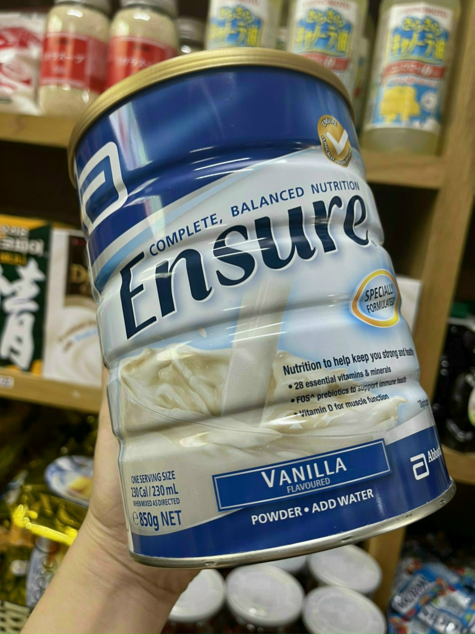 Sữa Ensure Úc hộp 850gr