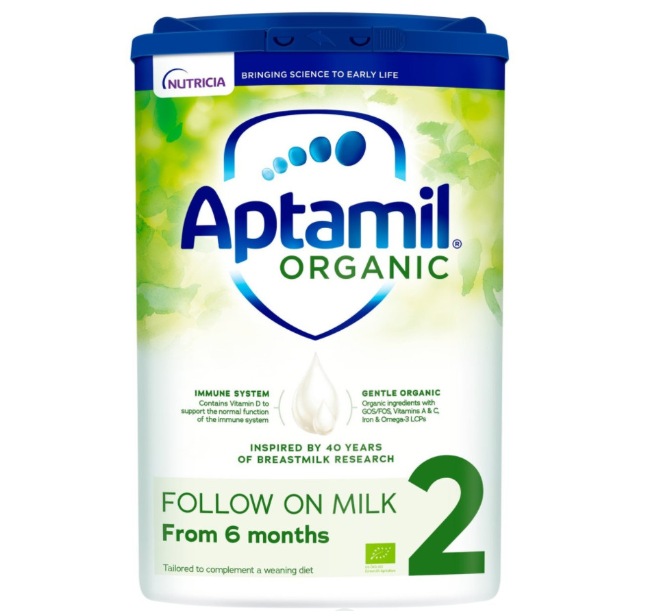 Sữa Aptamil organic 2 UK hộp 800gr
