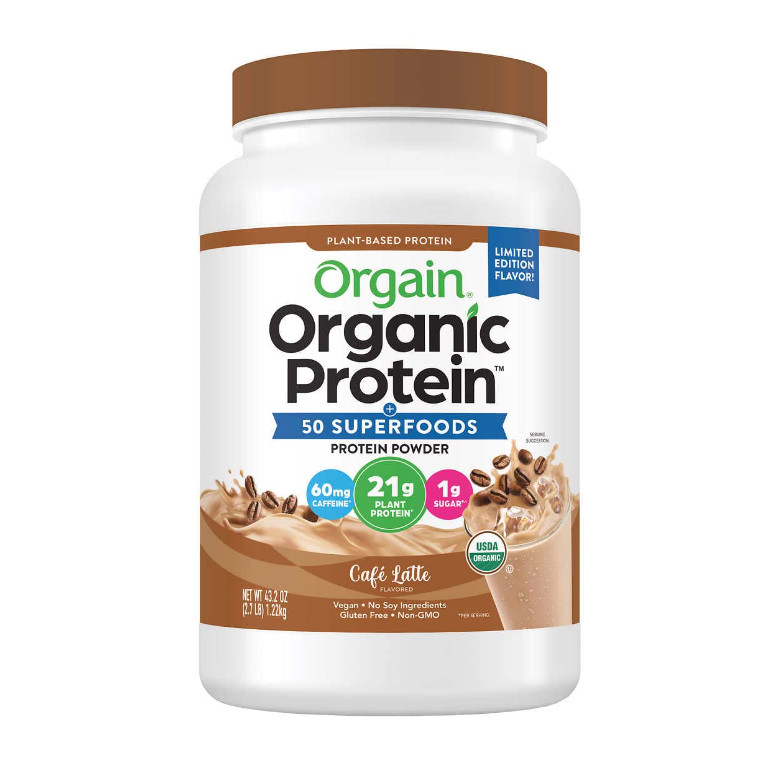Bột Protein Orgain hữu cơ vị cafe latte 1.22kg