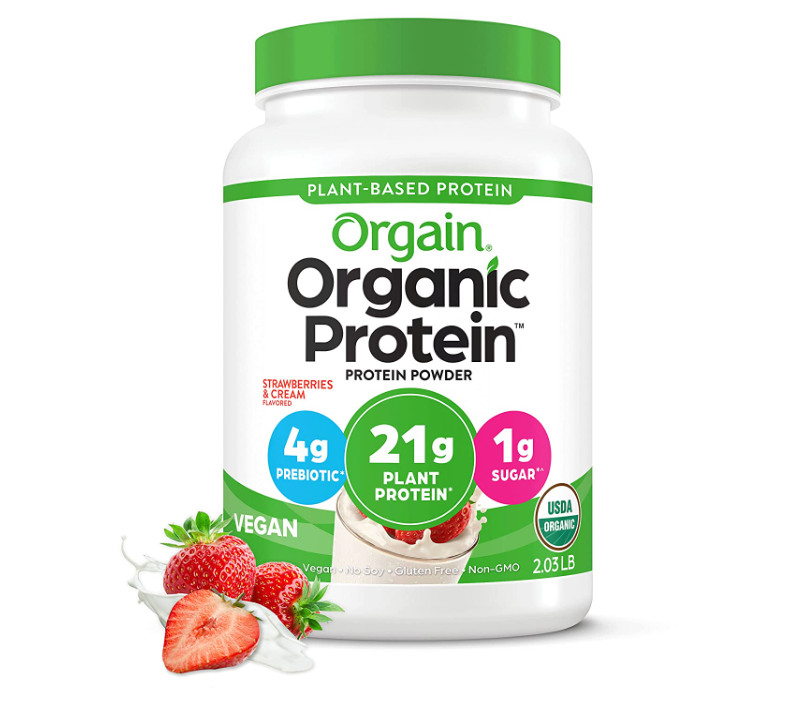 Bột Protein Orgain hữu cơ vị dâu 1.22kg