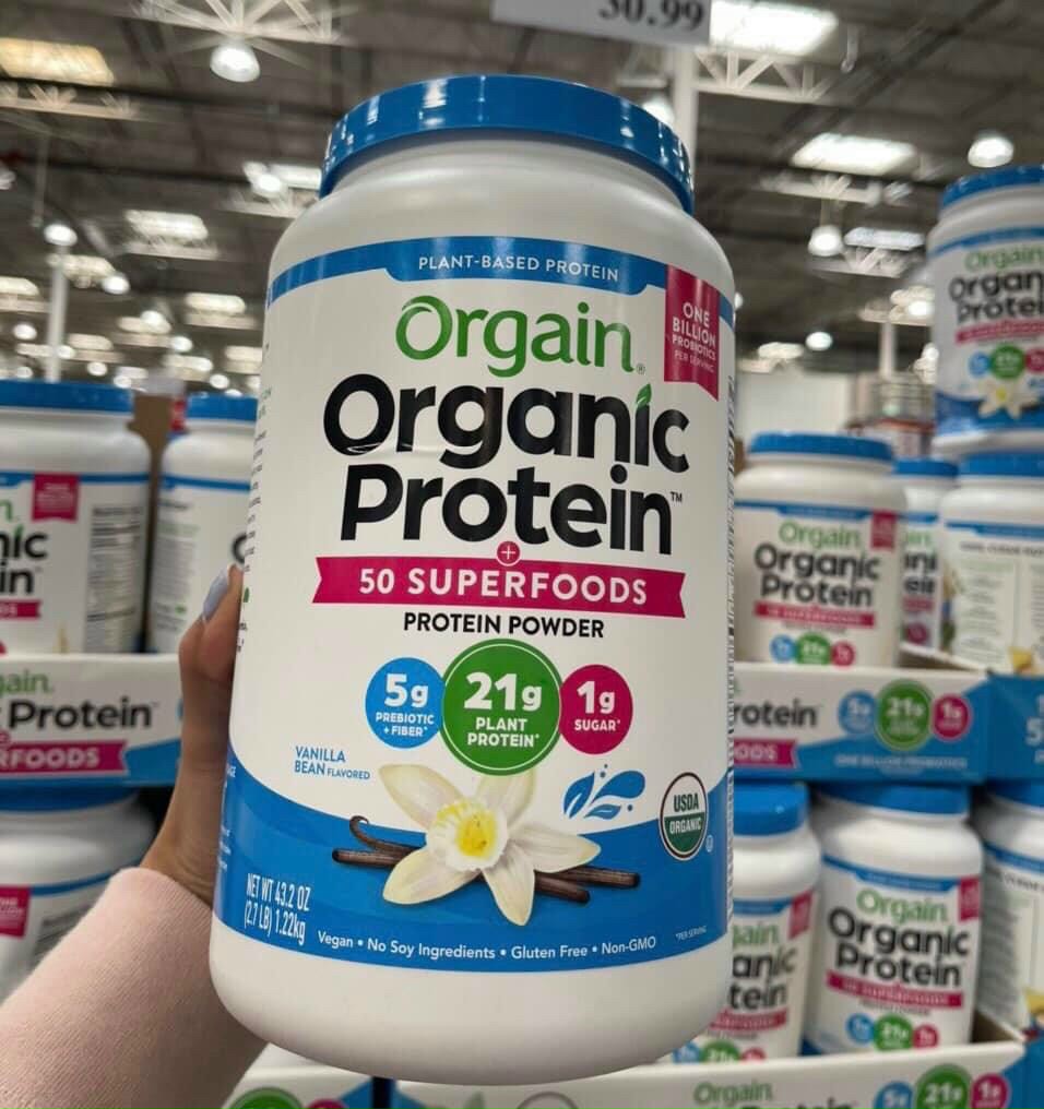 Bột Protein Orgain Organic Protein & Superfoods hương vanilla 1.22kg