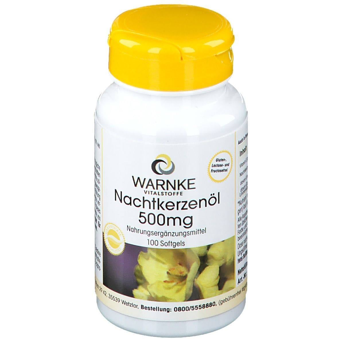 Viên nang dầu hoa anh thảo Nachtkerzenol 500 mg, 100 viên SP Đức