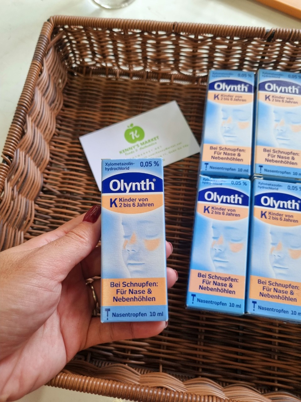 Thuốc nhỏ trị nghẹt mũi Olynth 0,05%N 10ml hàng nội địa Đức