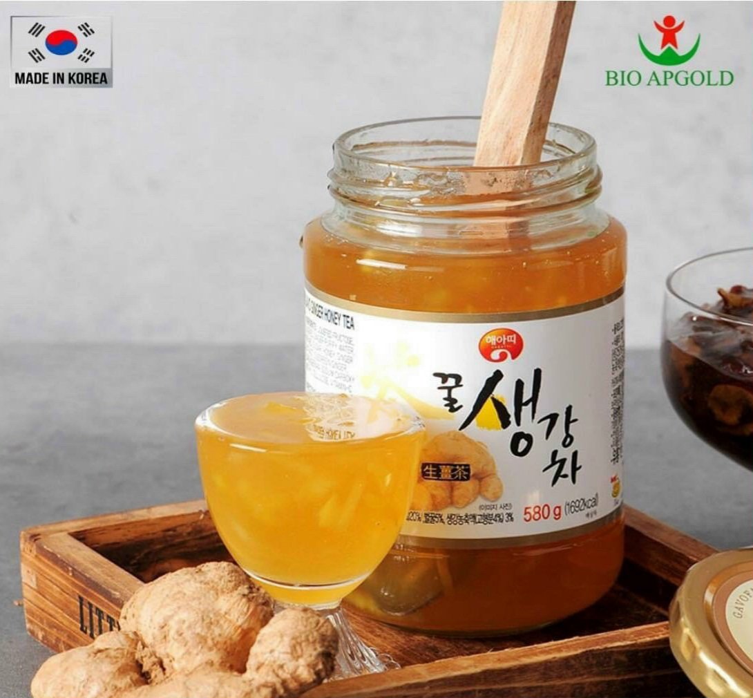 Gừng mật ong Hàn Quốc hủ 580gr