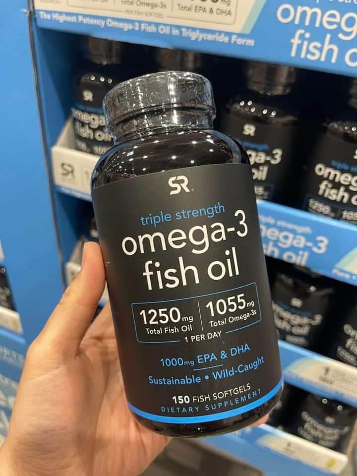 Dầu cá SR triple strength omega 3 fish oil 150 viên
