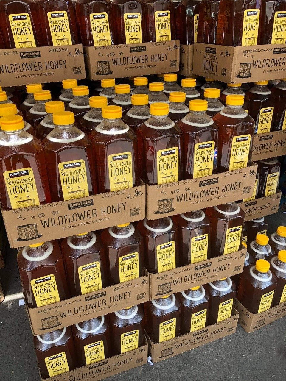 Mật ong Mỹ Kirkland Signature Wildflower Honey 2.27kg