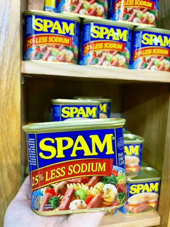 Thịt hộp Spam Mỹ 340gr giảm mặn 25%