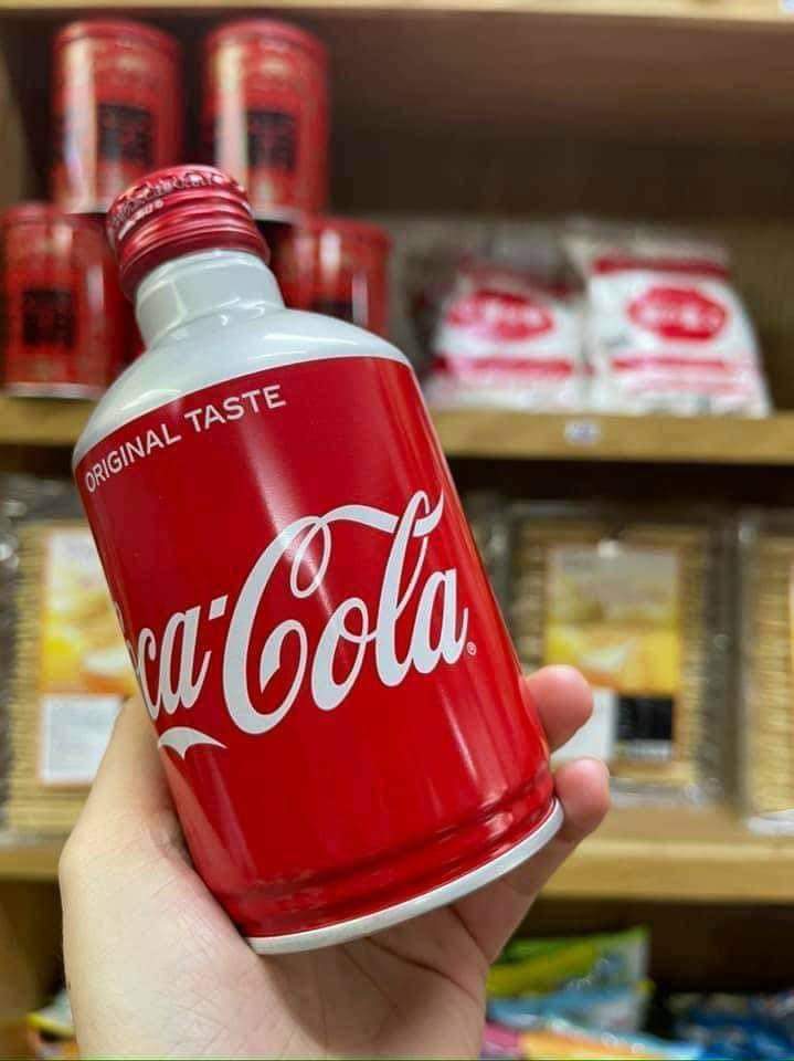 Coca Nhật chai nhôm nắp vặn thùng 24 lon (24*300ml)